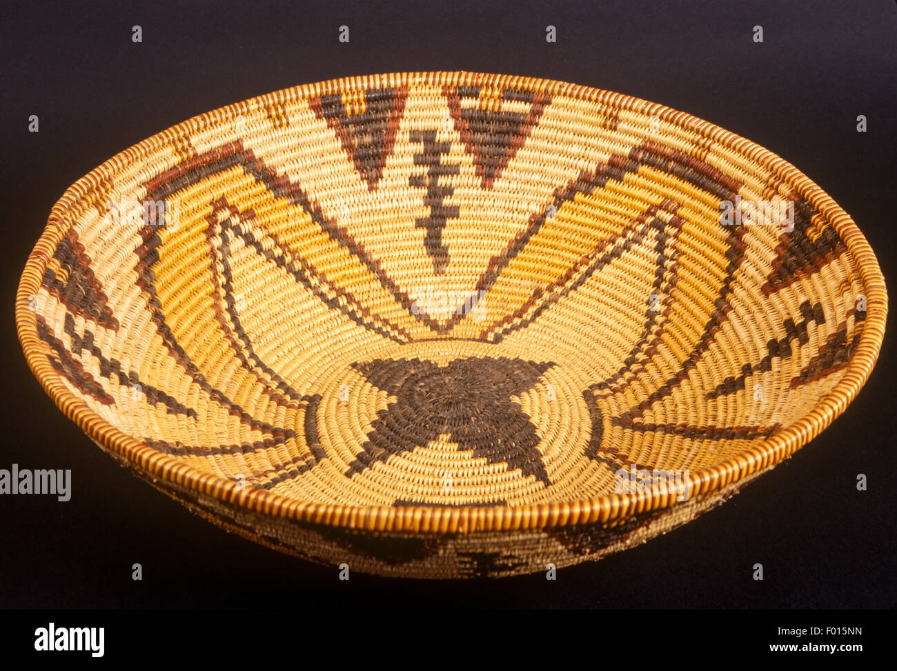 Tonto Apache Indian Korb, Museum of Northern Arizona, Flagstaff, Arizona Stockfoto