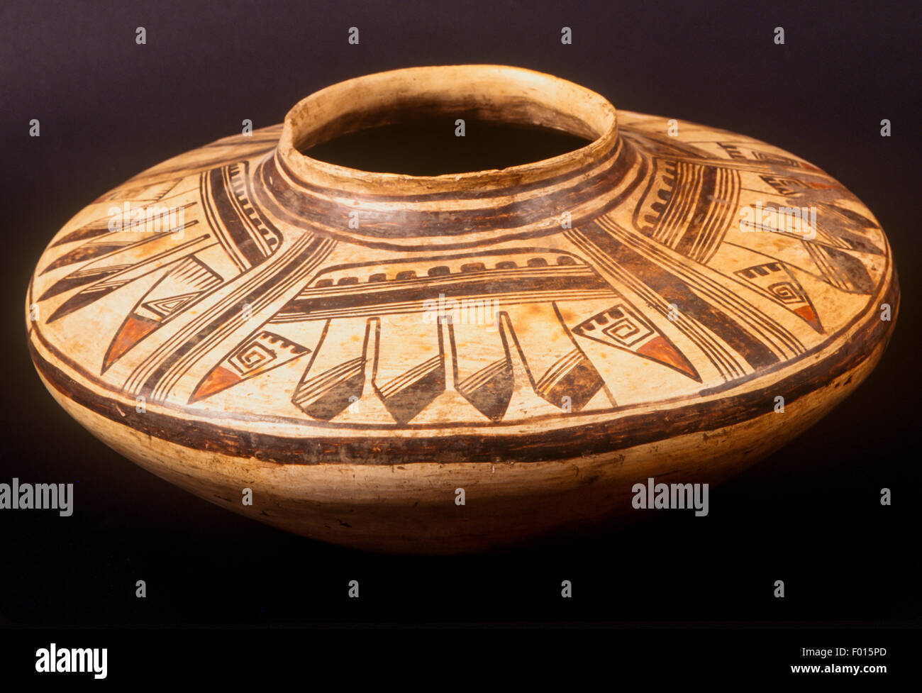 Hopi Indianer jar, Museum of Northern Arizona, Flagstaff, Arizona Stockfoto