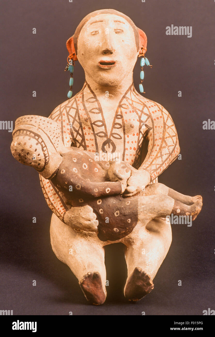 Tesuque indische Figur, Museum of Northern Arizona, Flagstaff, Arizona Stockfoto