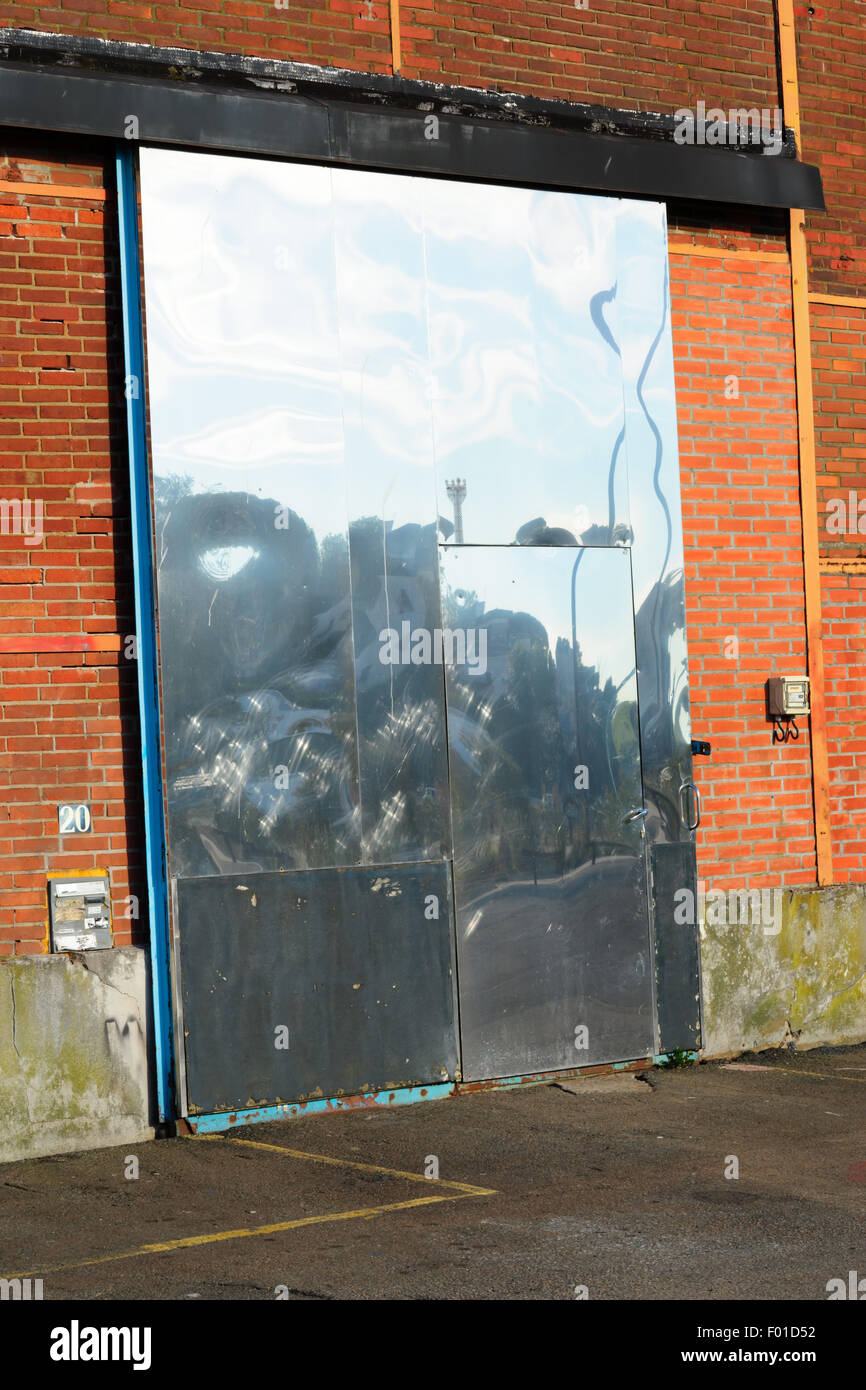 ÎLE DE NANTES Architekturdetails Stockfoto
