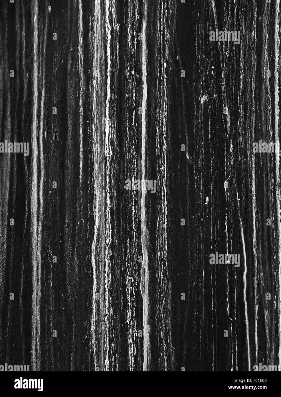 Alte bemalte rostige Wand, abstrakten Hintergrund, bw Foto Stockfoto