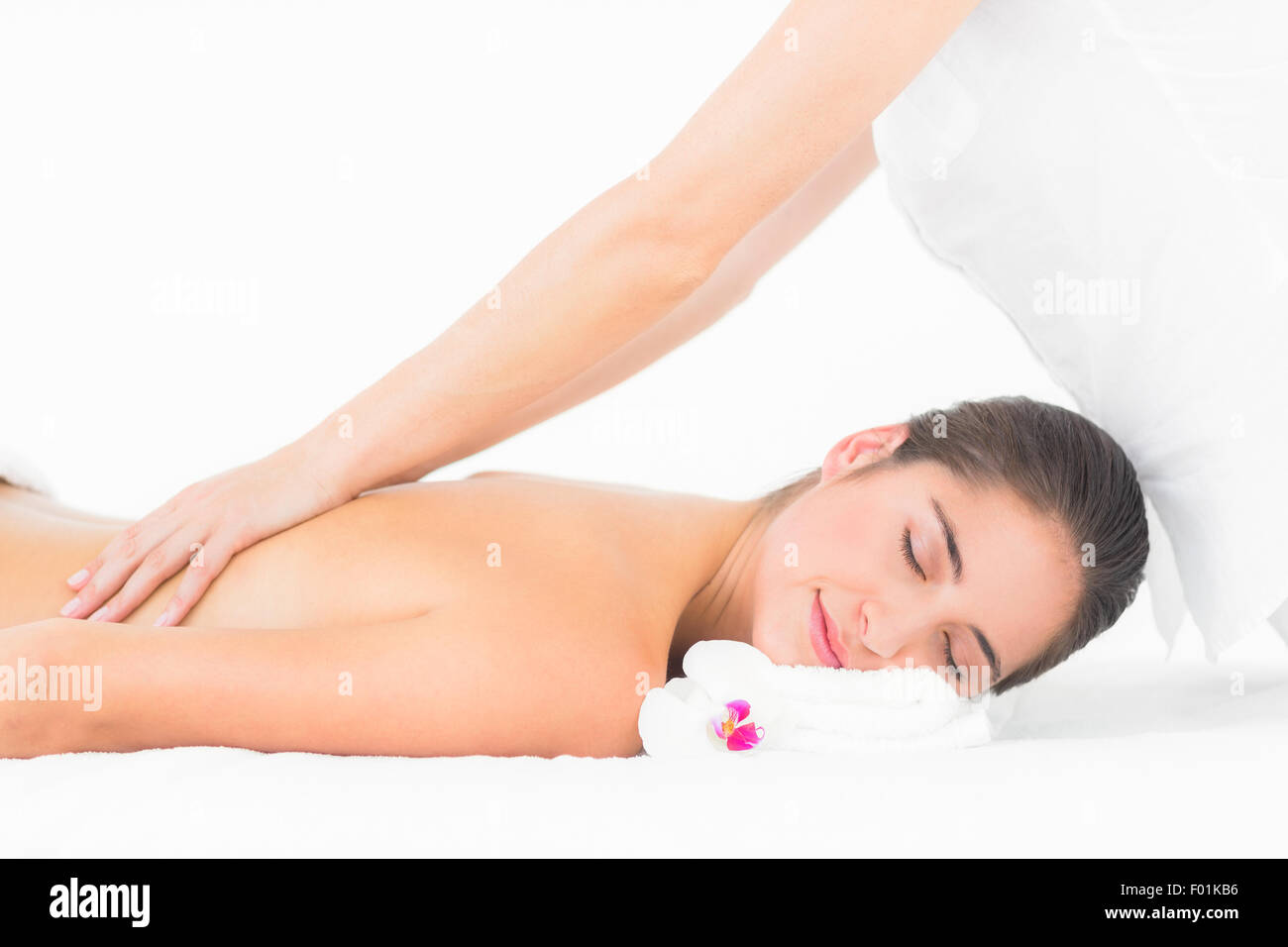 Eine schöne junge hübsche Frau Stockfoto