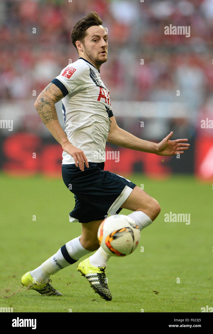 München, Deutschland. 5. August 2015. Tottenham Ryan Mason in Aktion während der Audi Cup Fussball freundlich Drittplatzierten Play-off AC Milan Vs Tottenham Hotspur in München, Deutschland, 5. August 2015. Foto: Andreas Gebert/Dpa/Alamy Live-Nachrichten Stockfoto