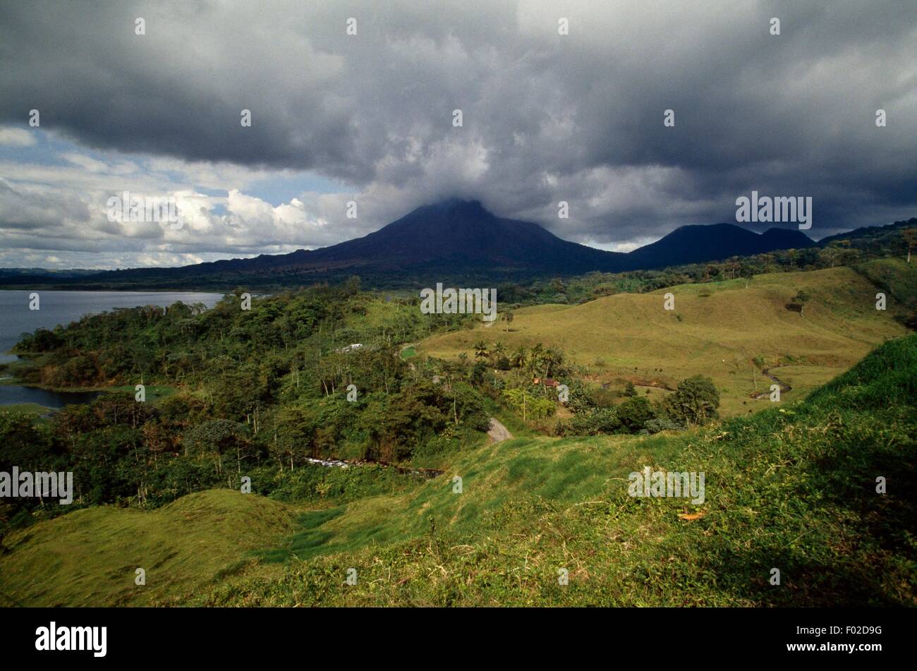 Vulkan Arenal, Arenal Vulkan-Nationalpark, Costa Rica. Stockfoto