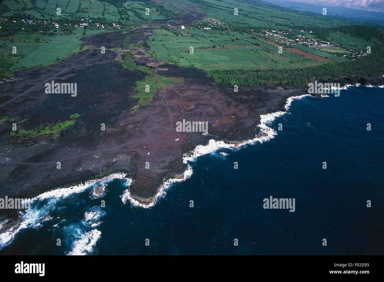 Sainte-Rose Küste, La Réunion, Maskarenen, Übersee-Departement Frankreichs. Stockfoto
