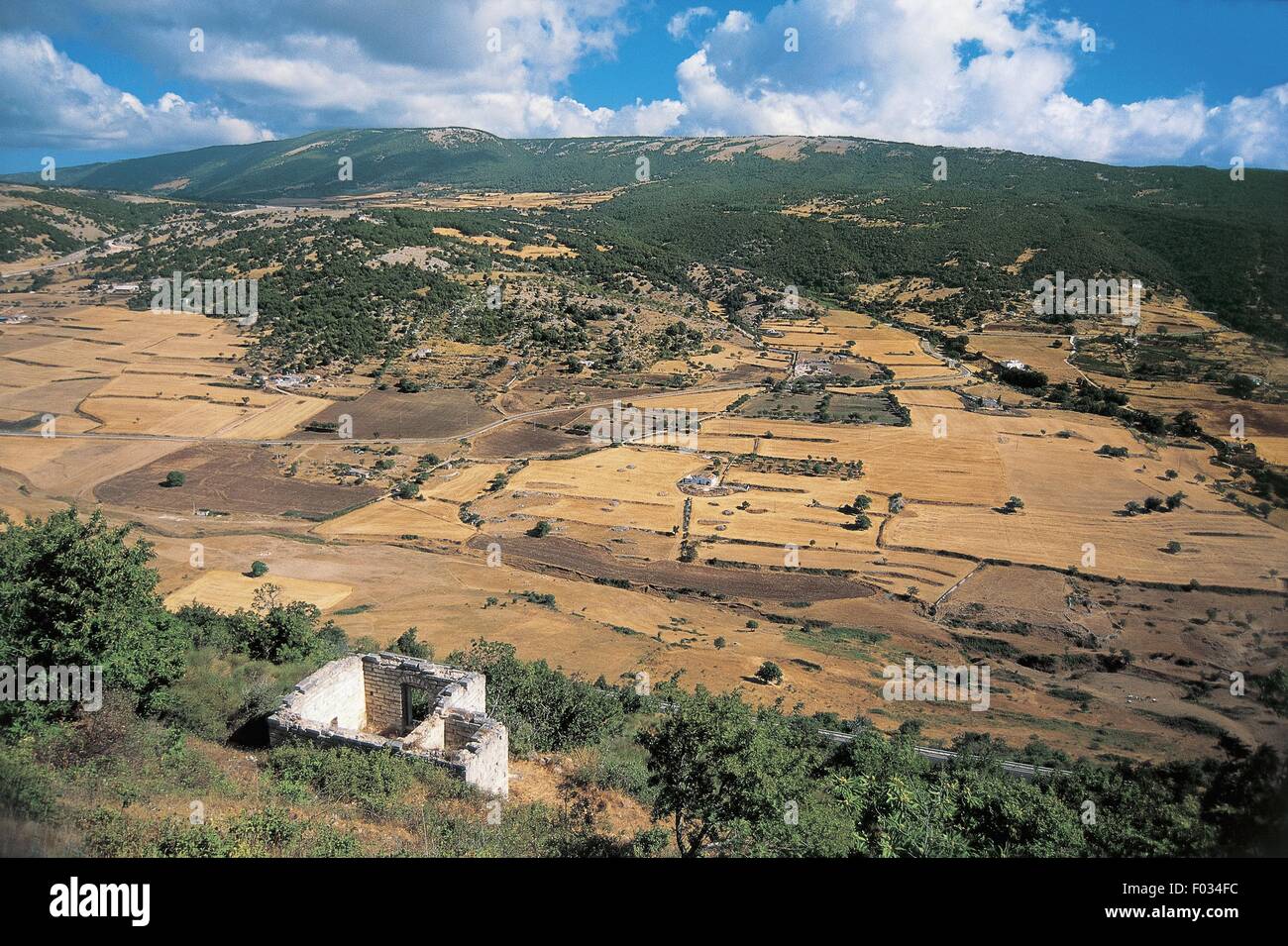 Italien - Apulien - Gargano-Nationalpark - Carbonara-Tal in der Nähe von Monte Angelo Stockfoto