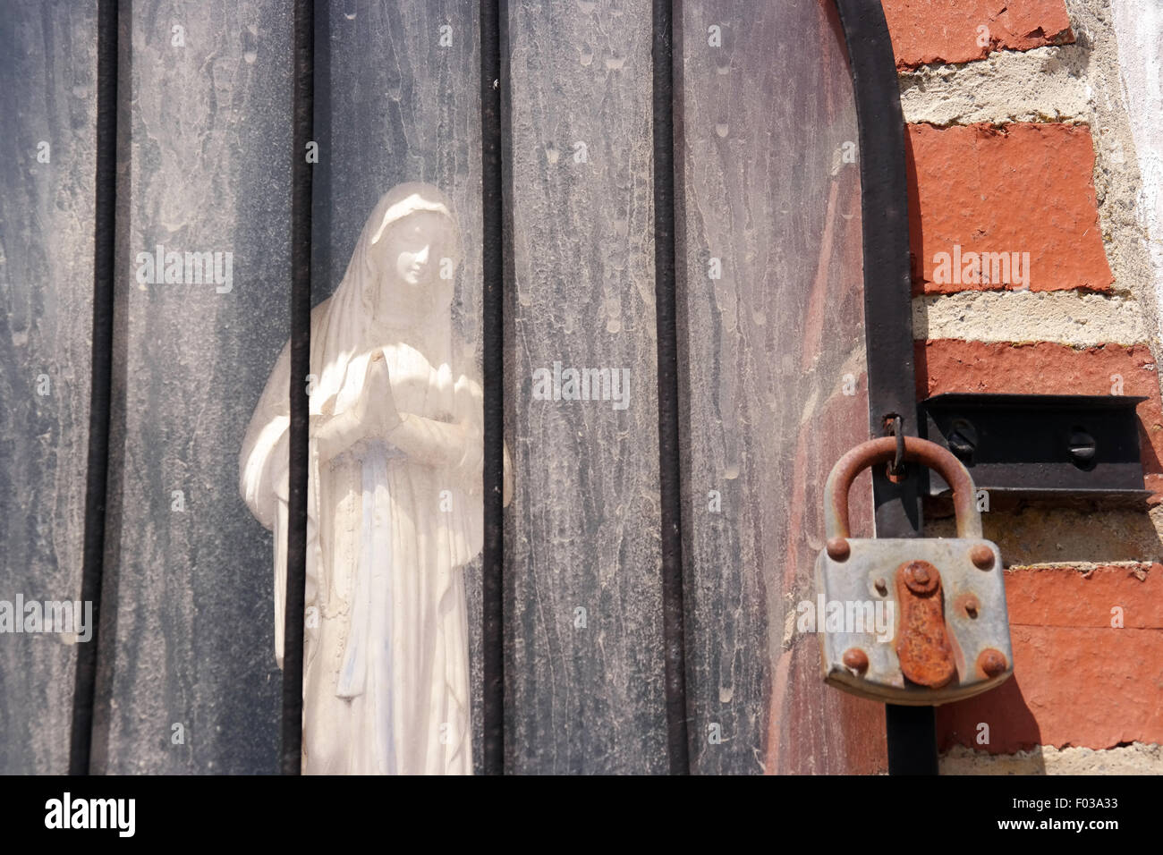 Madonna-Statue Stockfoto