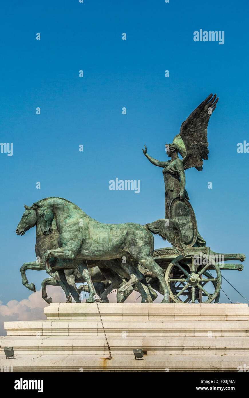 Altare della Patria oder National Monument, Victor Emmanuel II. Rom, Italien. Stockfoto