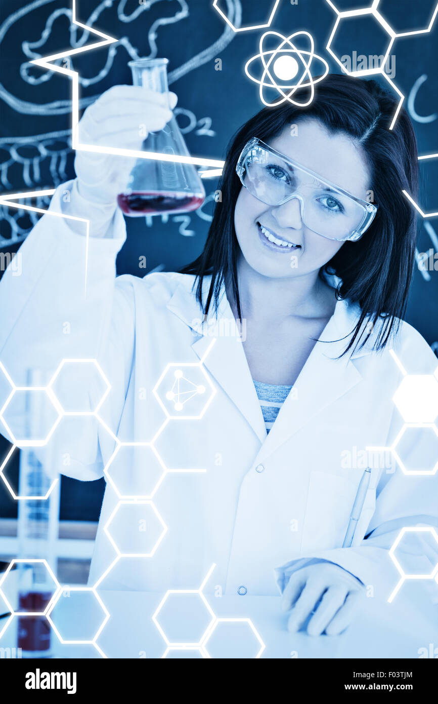 Zusammengesetztes Bild der Wissenschaft-Grafik Stockfoto