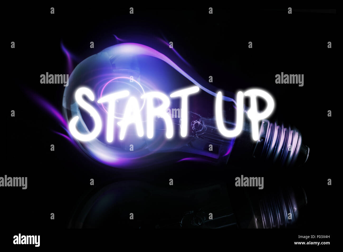 Zusammengesetztes Bild von Start-up Stockfoto