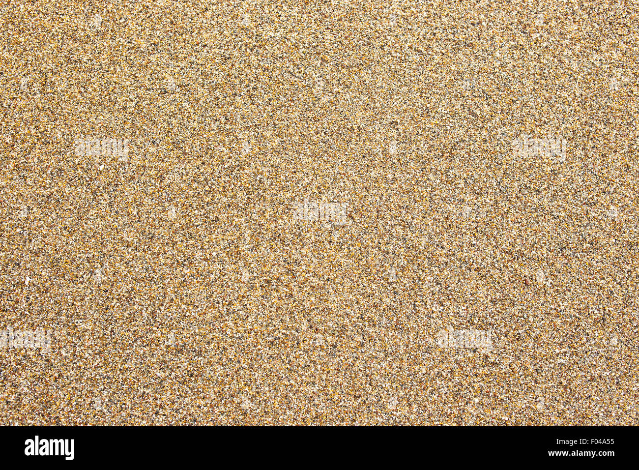 Sand Textur. Sandstrand für Hintergrund. Ansicht von oben Stockfoto