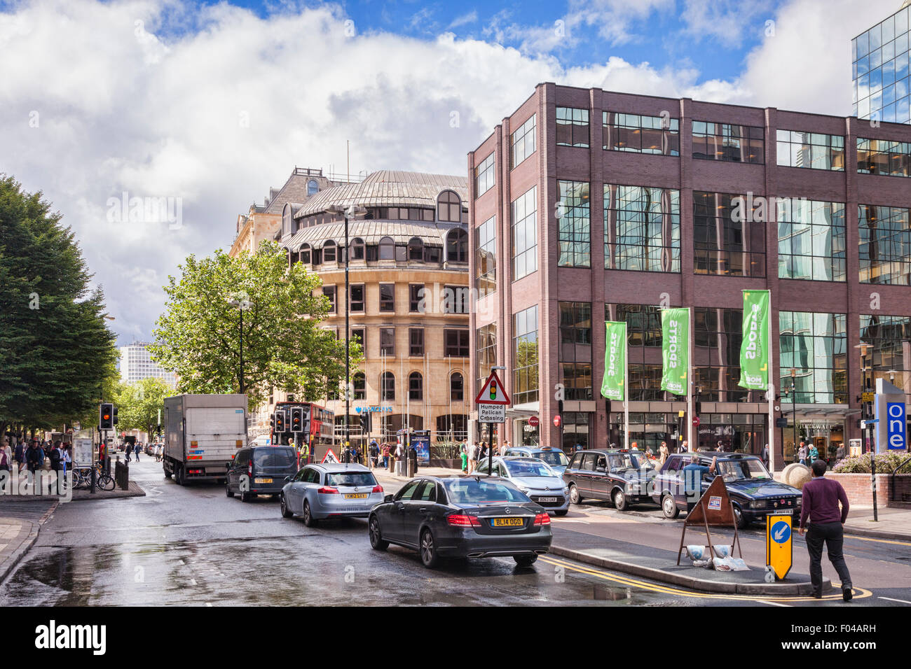 Colmore Reihe, Birmingham, West Midlands, England Stockfoto