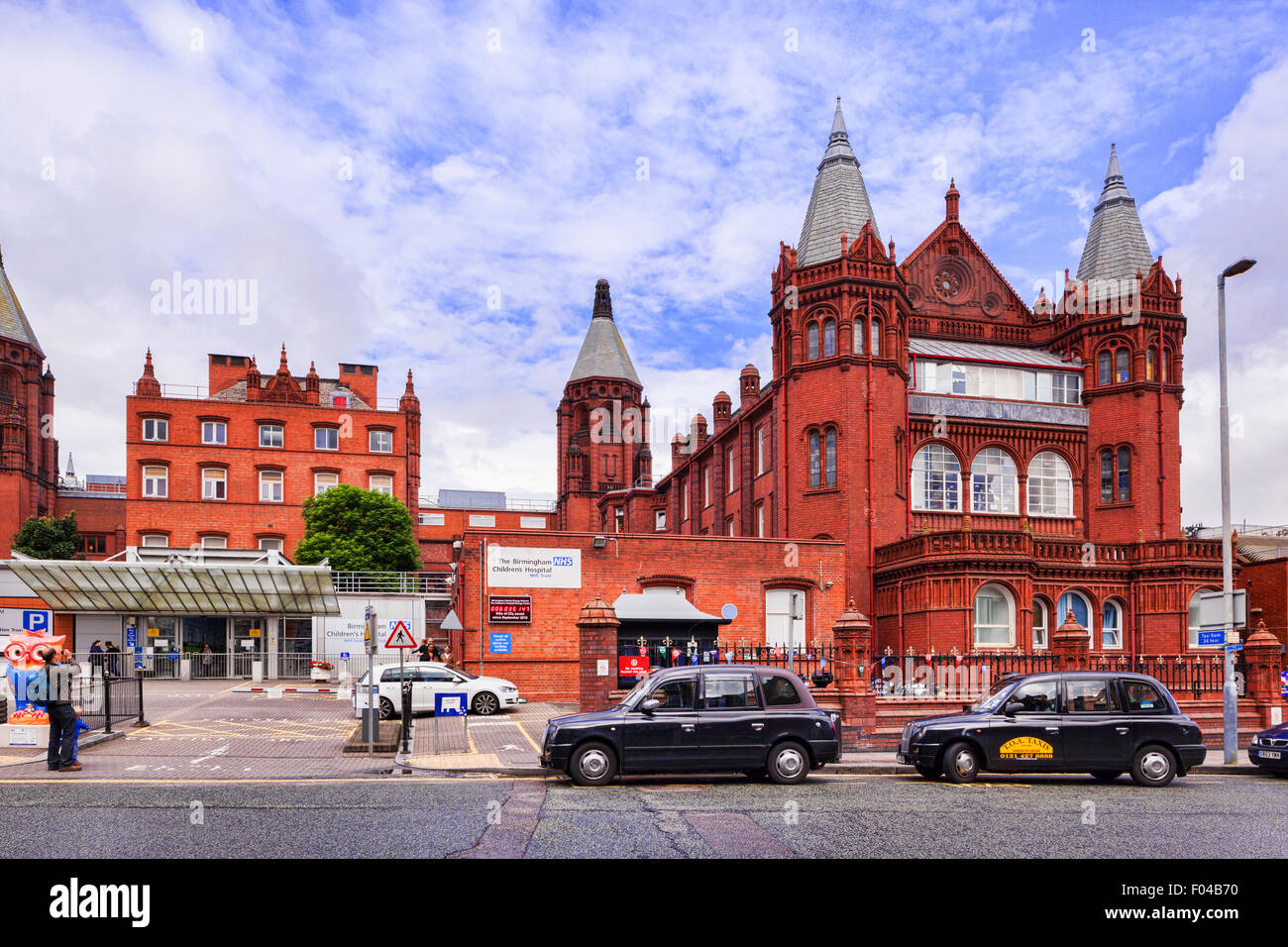 Birmingham Childrens Hospital, Birmingham, West Midlands, England Stockfoto