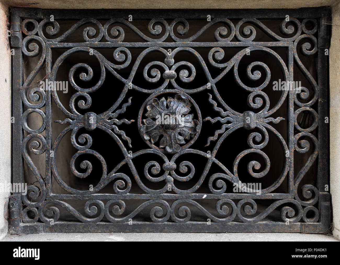 Architekturdetail des königlichen Palastes in Livadia Stockfoto