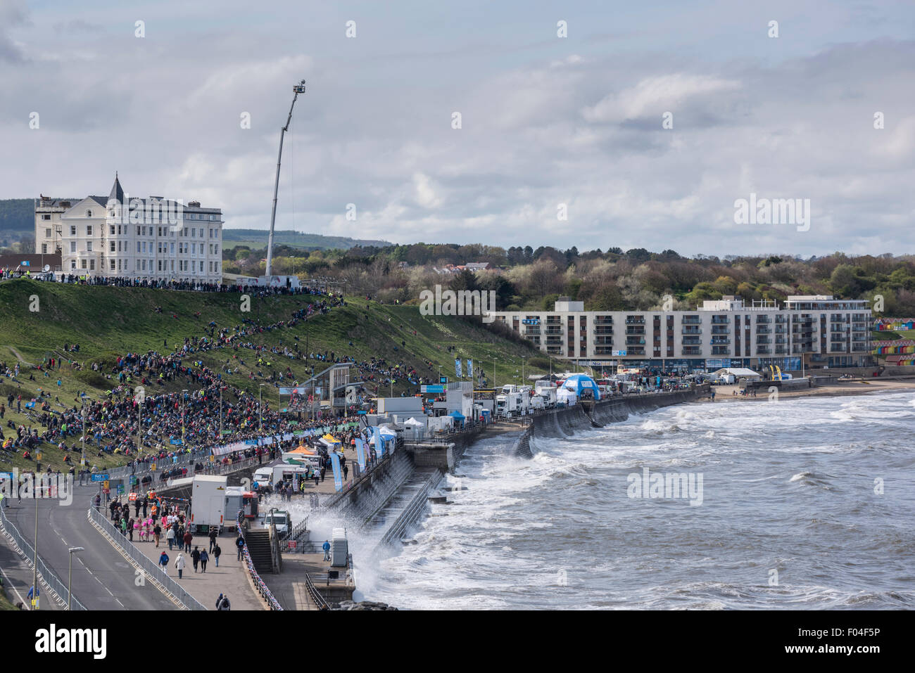 Tour de Yorkshire Scarborough Mai 2015 Stockfoto