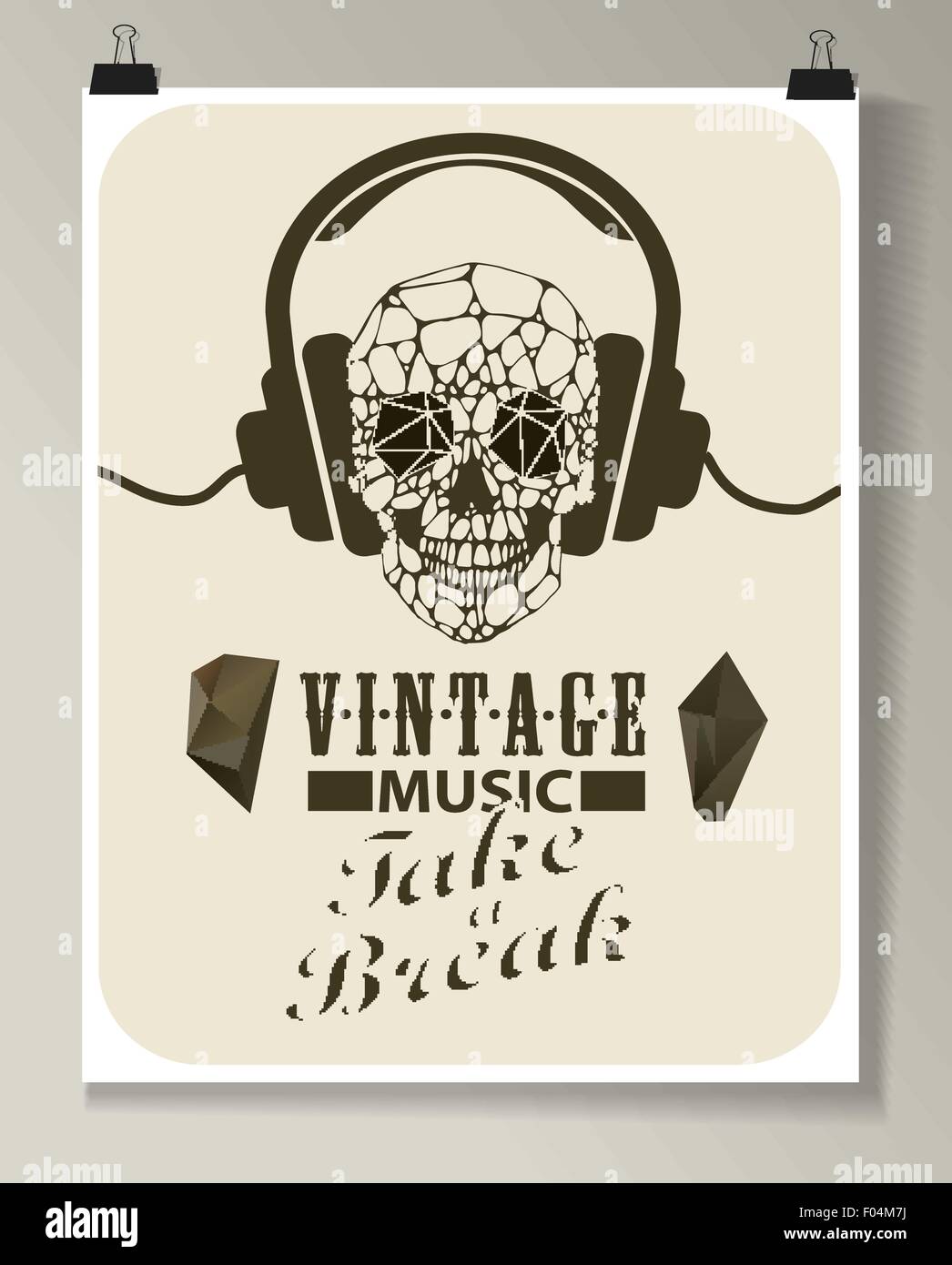 Hipster Anführungsstrich Infographic Hintergrund Stock Vektor