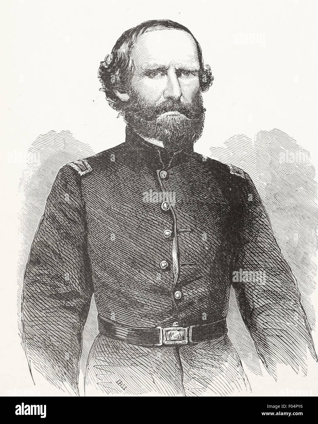 General Ben McCulloch, Konföderierten Armee General USA Bürgerkrieg Stockfoto