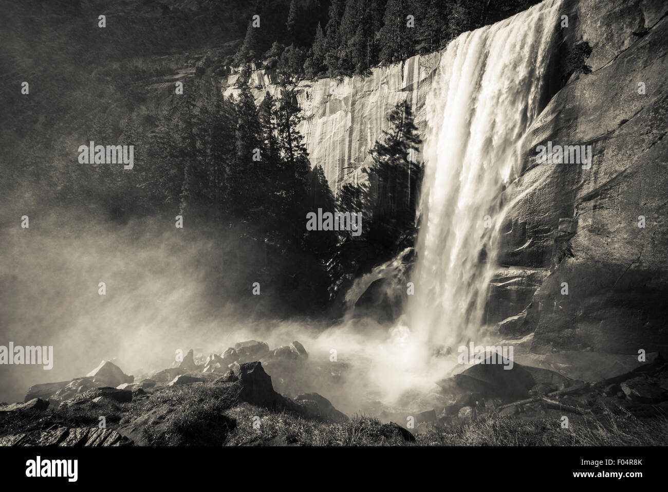 Vernal Fall, Yosemite-Nationalpark, Kalifornien USA Stockfoto