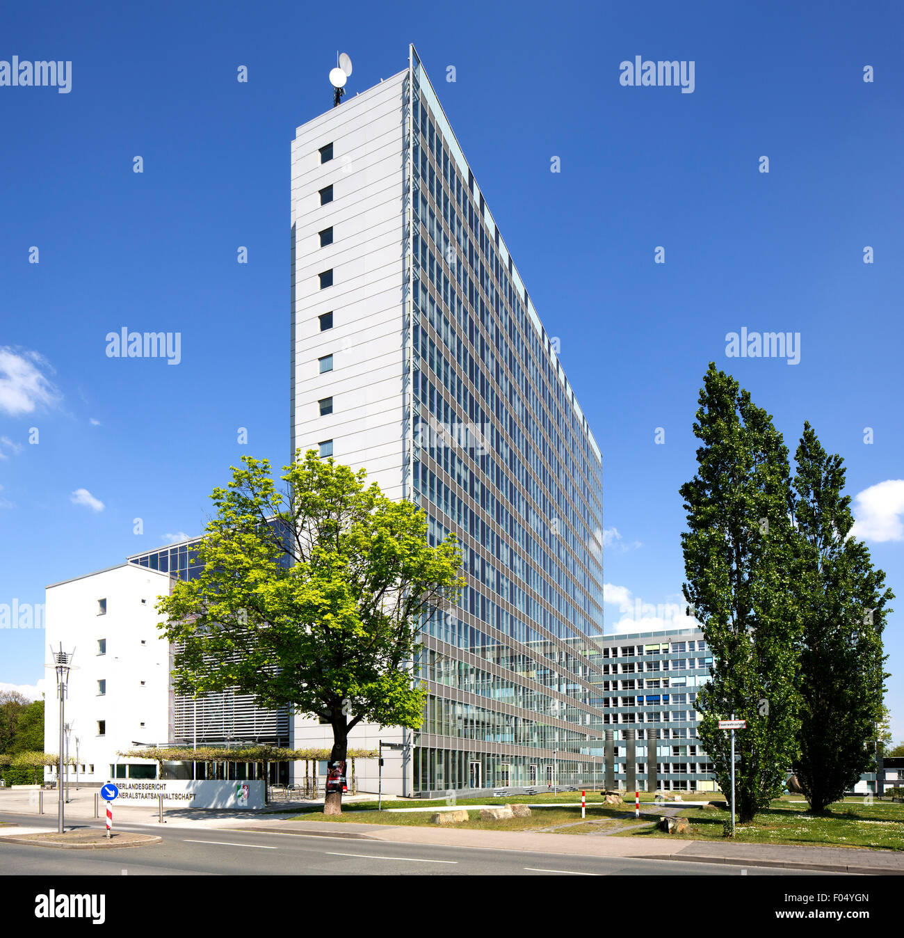 Höheren Tribunal de Grande Instance und Generalstaatsanwalt &#39; s Office of North Rhine-Westphalia, Hamm, Nordrhein-Westfalen, Deutschland Stockfoto