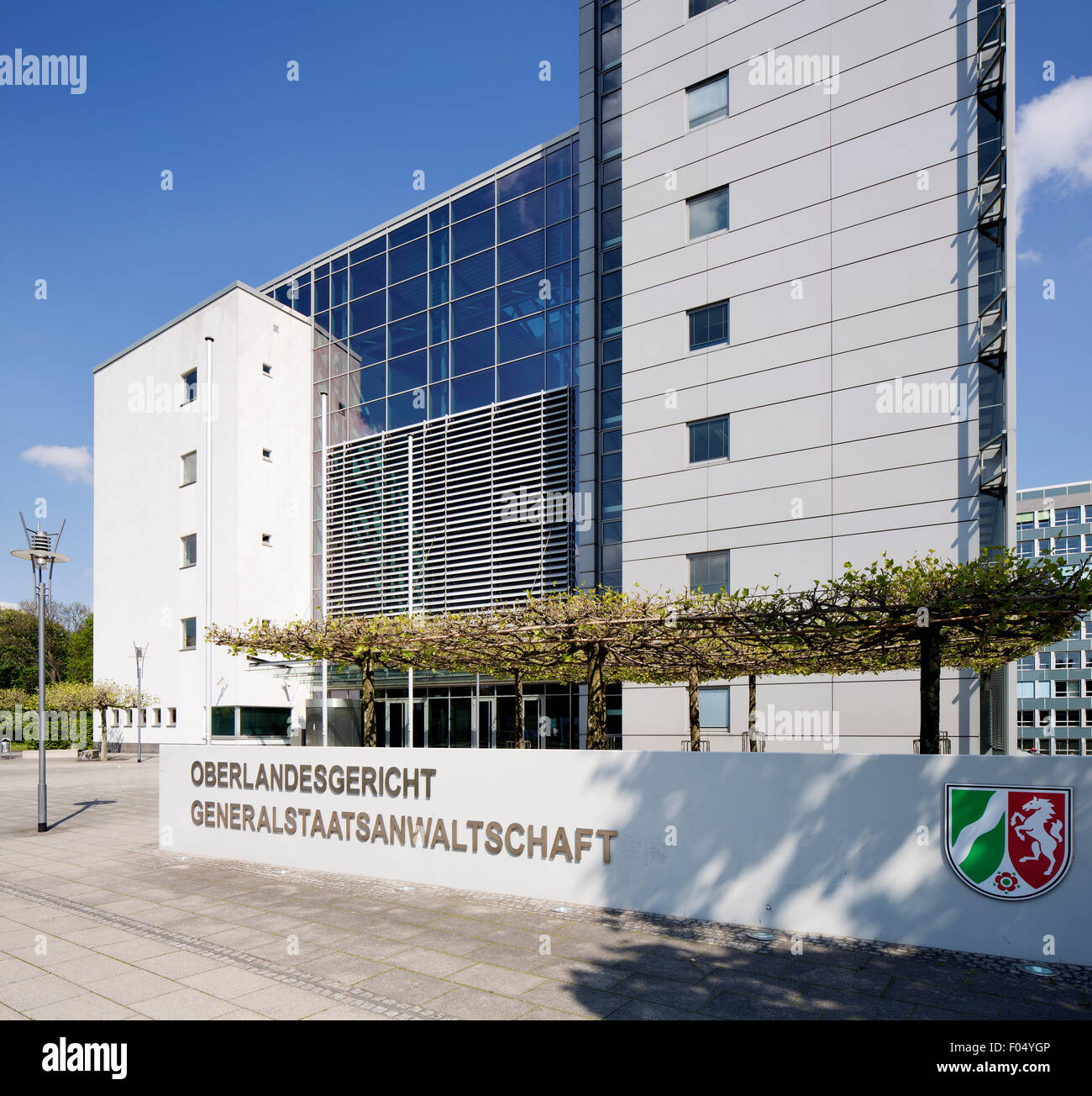 Höheren Tribunal de Grande Instance und Generalstaatsanwalt &#39; s Office of North Rhine-Westphalia, Hamm, Nordrhein-Westfalen, Deutschland Stockfoto