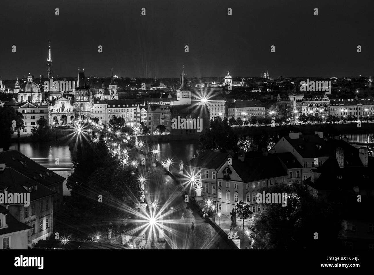 Prag, Karlsbrücke, Tschechische Republik Stockfoto