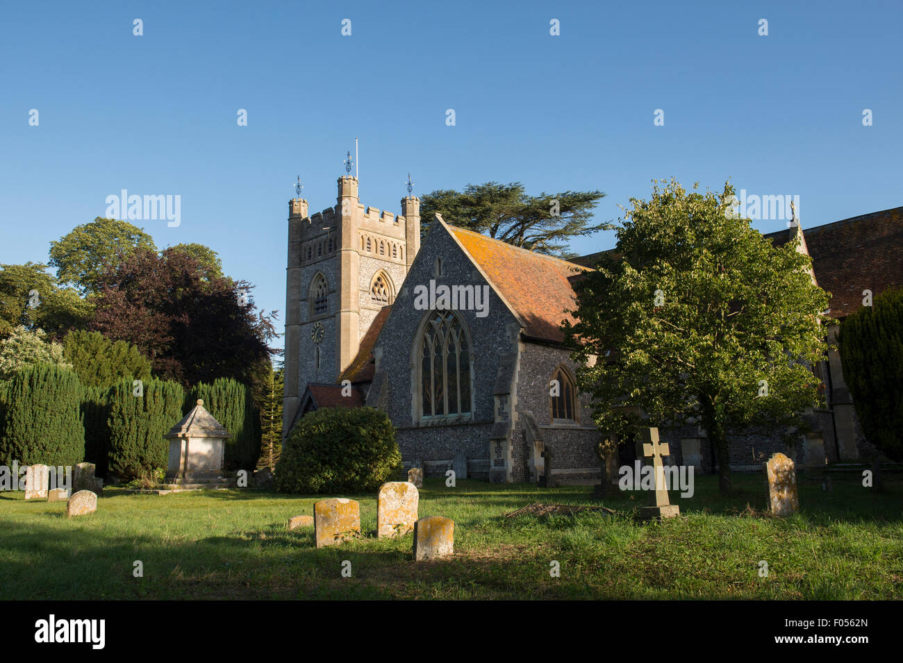 St Marys Kirche, Hambleden, Buckinghamshire, England Stockfoto