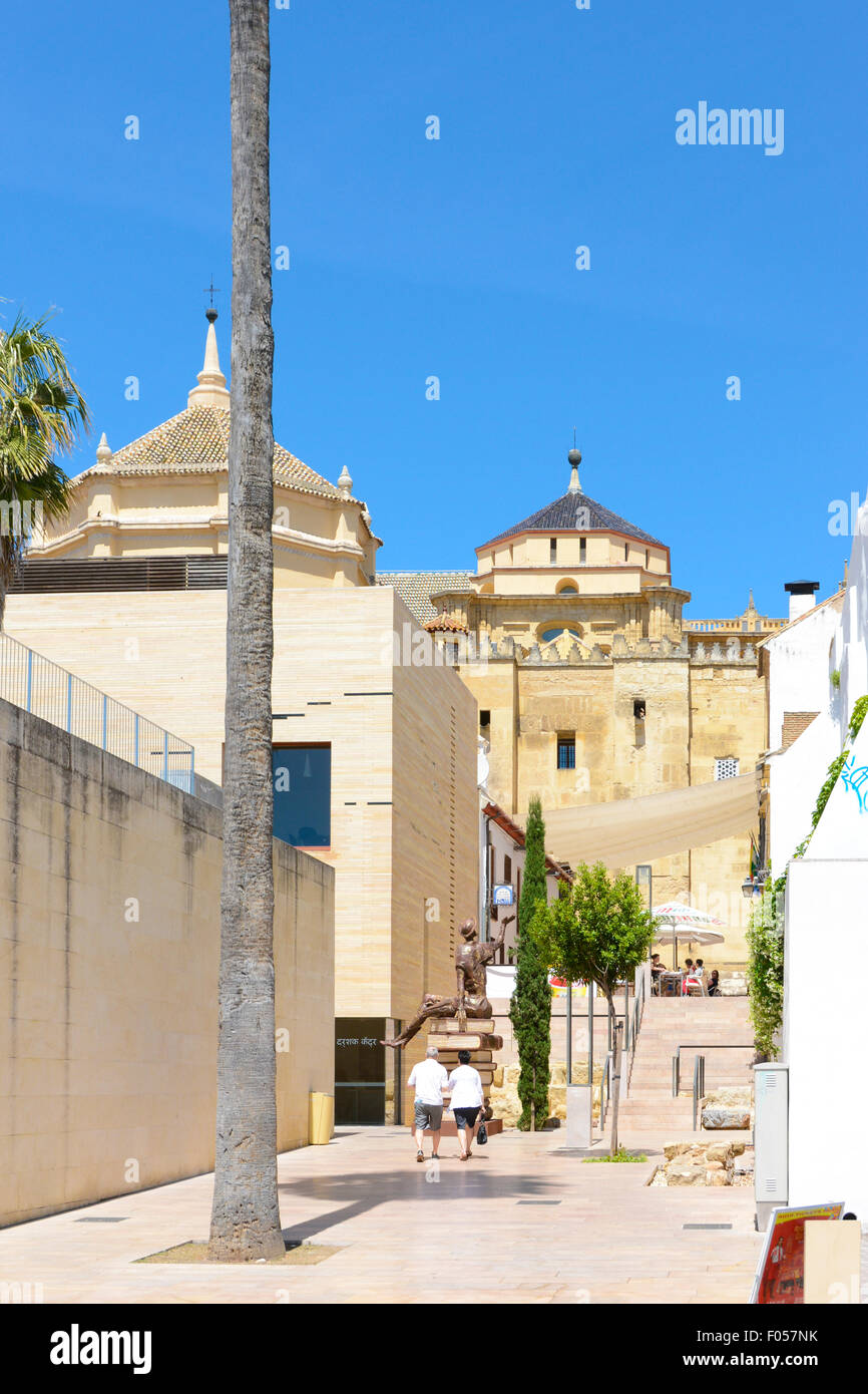 Fuß zu der Mezquita in Cordoba und Córdoba, Spanien Stockfoto
