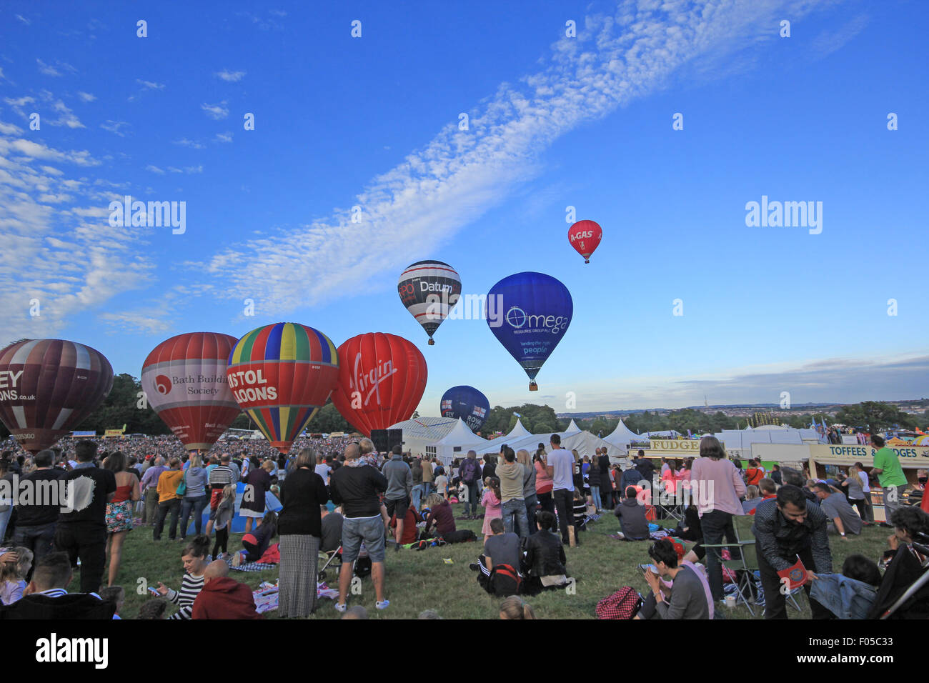 Bristol Balloon Fiesta 2015 Stockfoto