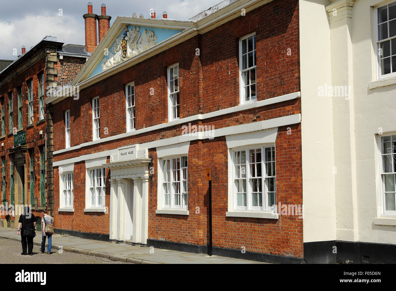 Roland Haus in Hull, England. Die Denkmalgeschützte Gebäude Spur dient als Handelskammern. Stockfoto
