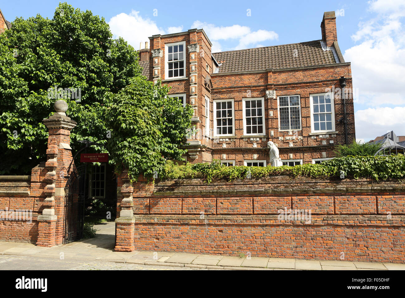 Wilberforce House Museum in Hull, England. Das Museum ist im ehemaligen Haus von die Abschaffung der Todesstrafe. Stockfoto