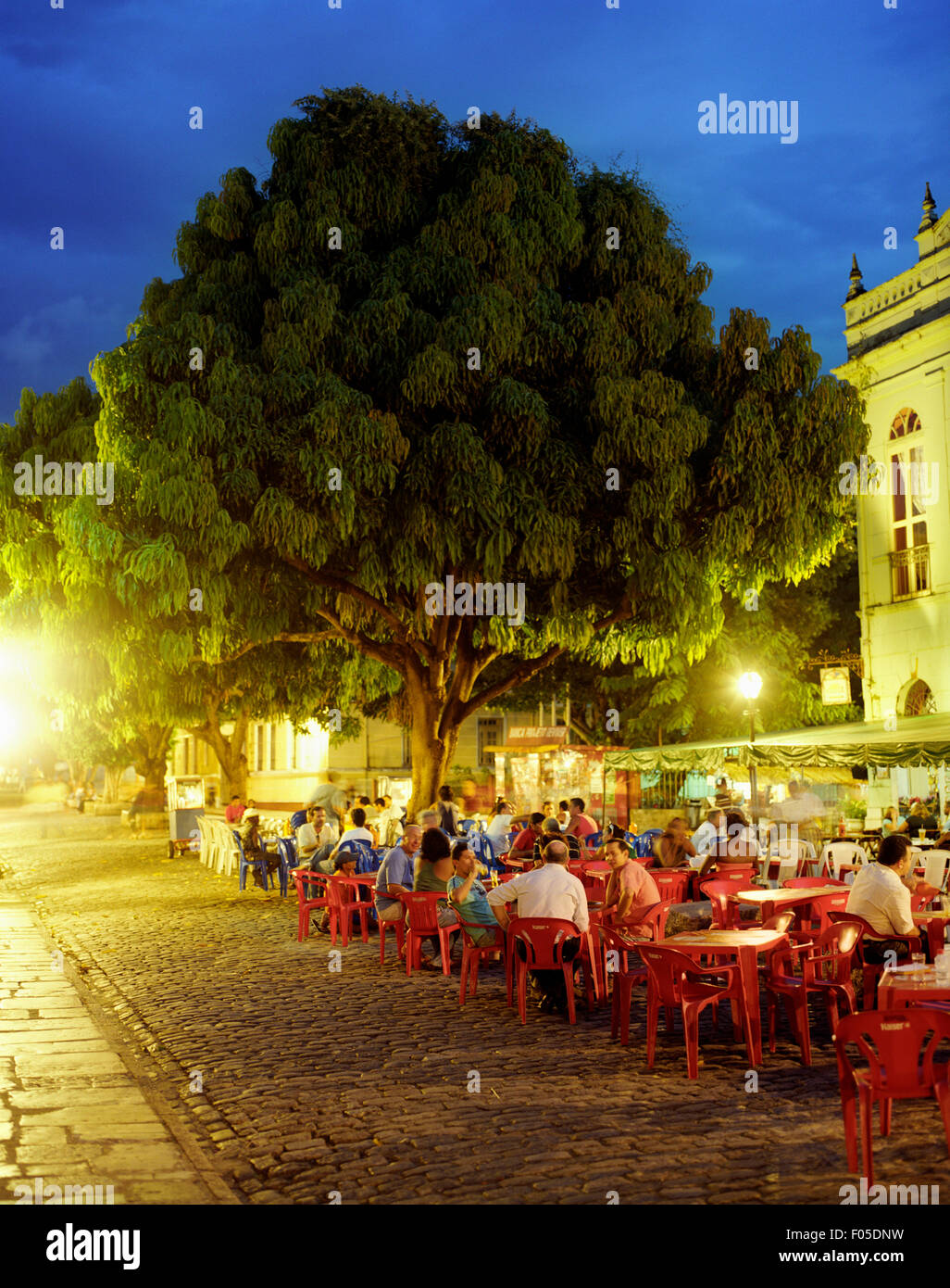 Eine Innenansicht des Restaurante Antigamente.  Sao Luis, Brasilien Stockfoto