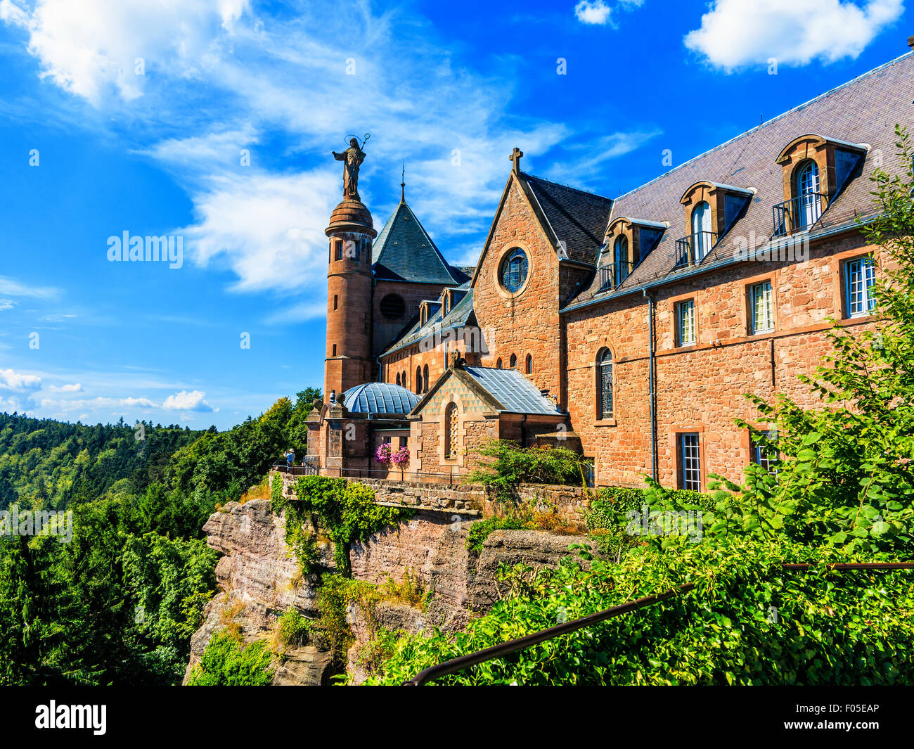 Kloster Sainte-Odile des Elsass, Frankreich Stockfoto