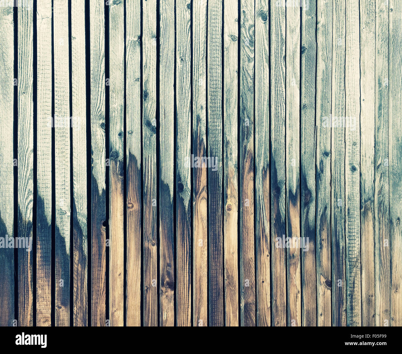 Vintage Holz-Hintergrund. Wohnhaft rustikale Kulisse. Wallpaper Textur. Retro-Stil getönten Bild Stockfoto