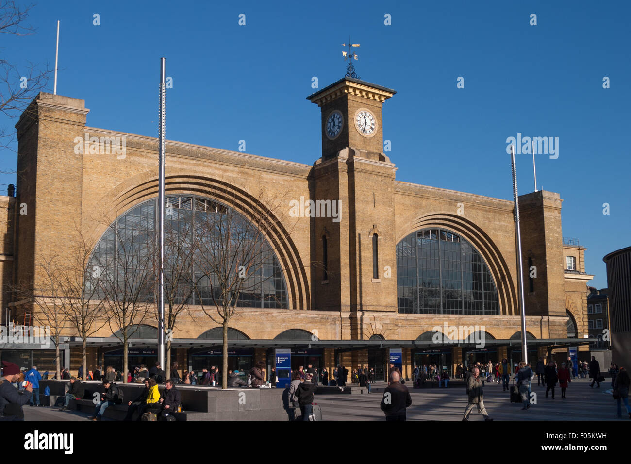 Kings Cross Station, London, England, Vereinigtes Königreich Stockfoto