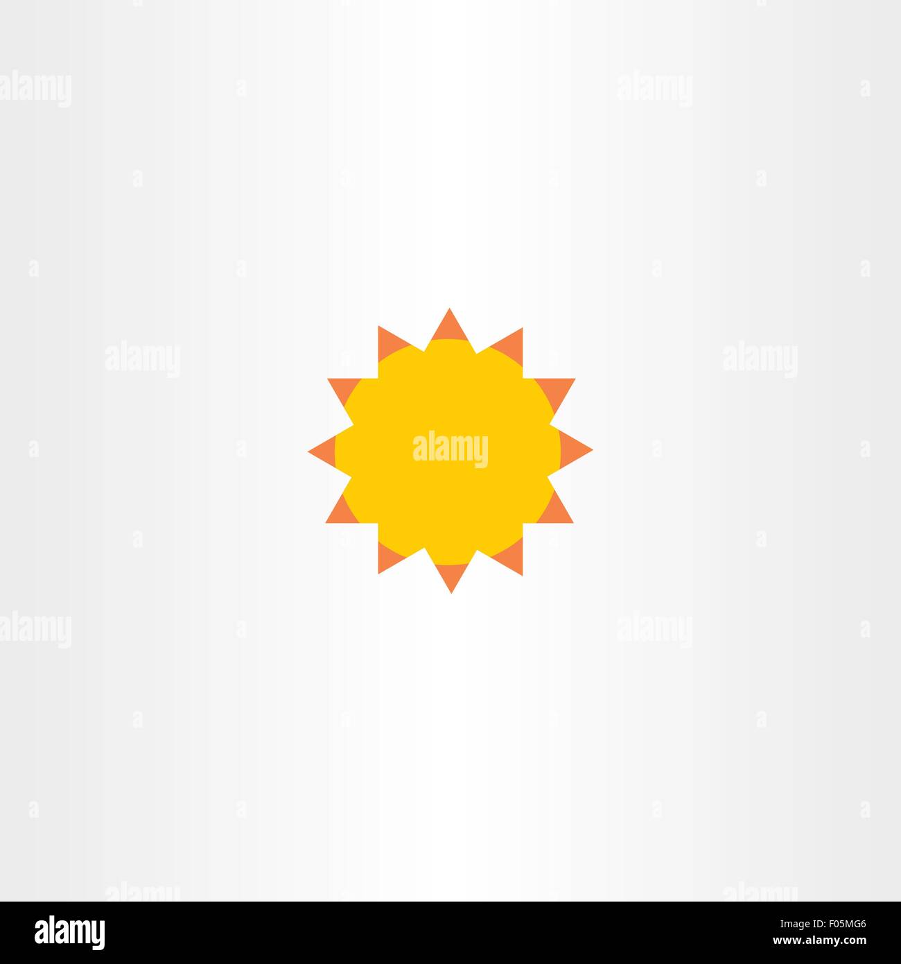 Sonne-Vektor-abstrakten Symbol-Sonnenschein Symbol-design Stock Vektor