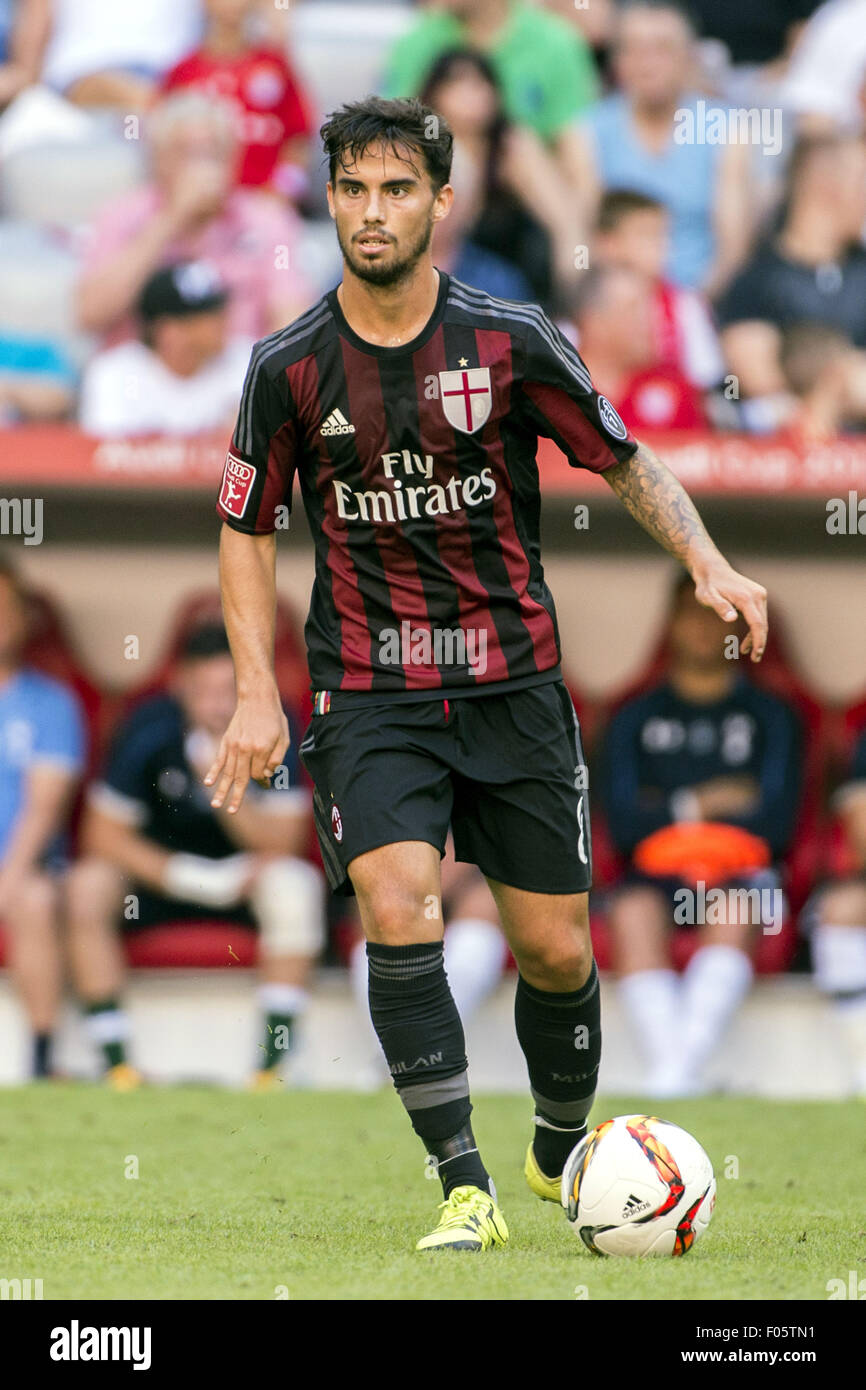 Suso (Mailand), 5. August 2015 - Fußball / Fußball: Audi Cup 2015 match zwischen Tottenham Hotspur 2: 0 AC Milan im Allianz Arena in München. (Foto von Maurizio Borsari/AFLO) Stockfoto