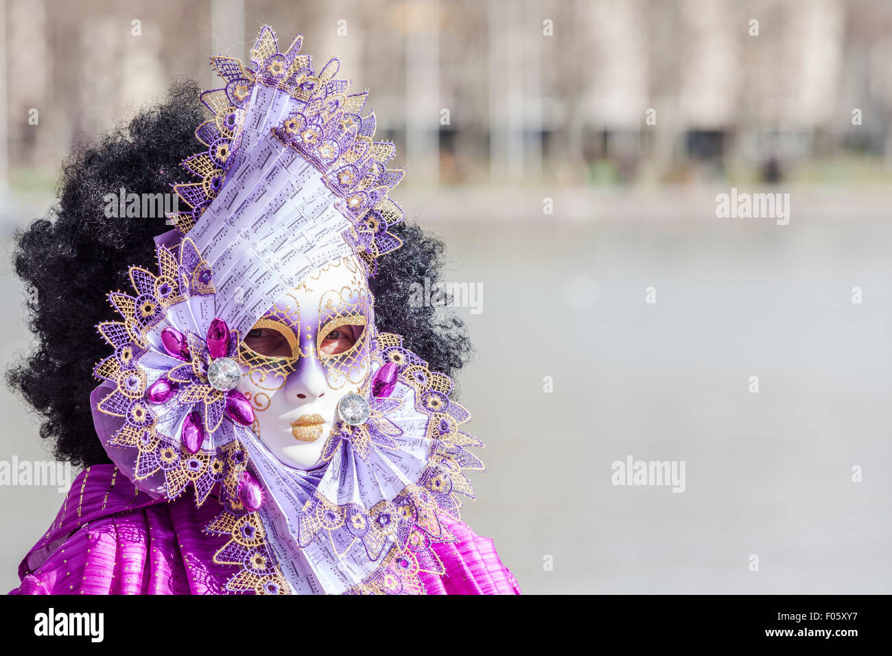 Die berühmten venezianischen Karneval Annecy in Haute-Savoie, Rhône-Alpes, Frankreich Stockfoto