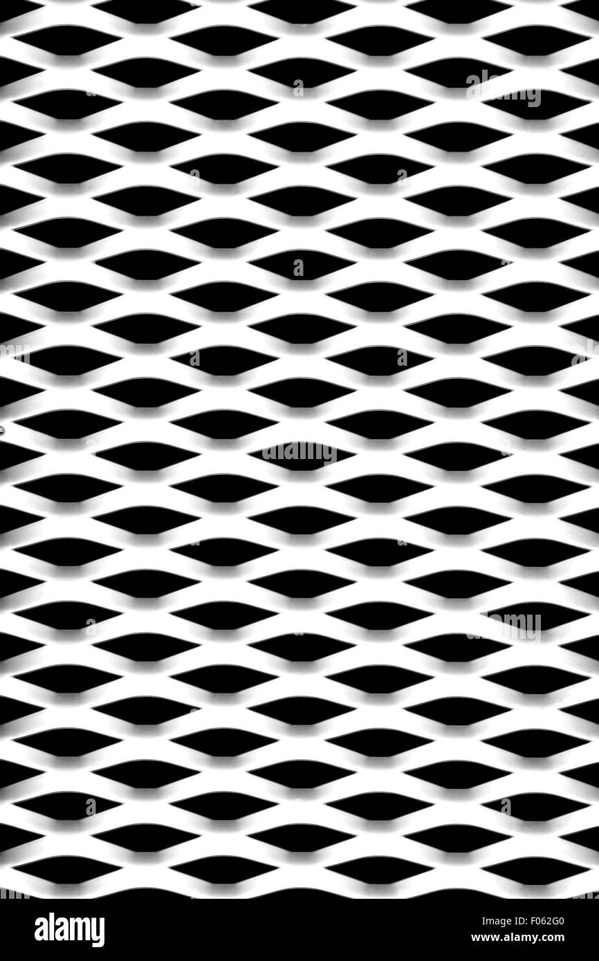Schwarzen & weiße geometrischen Muster Stockfoto