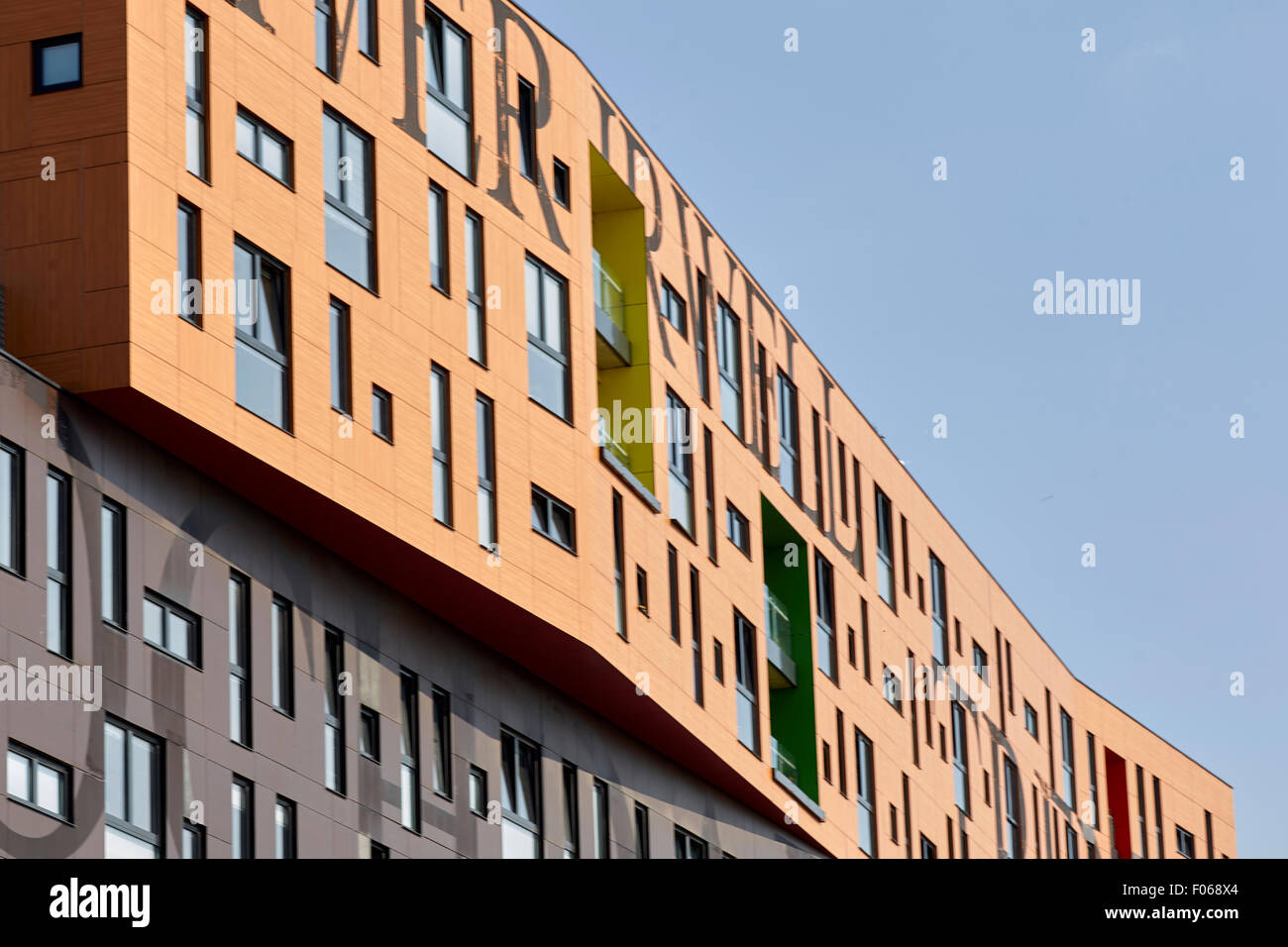 Die 2009-Chips ist ein Wohngebäude Wohnung, neben dem Ashton Kanal, in neue Islington, Manchester, England. Historica Stockfoto