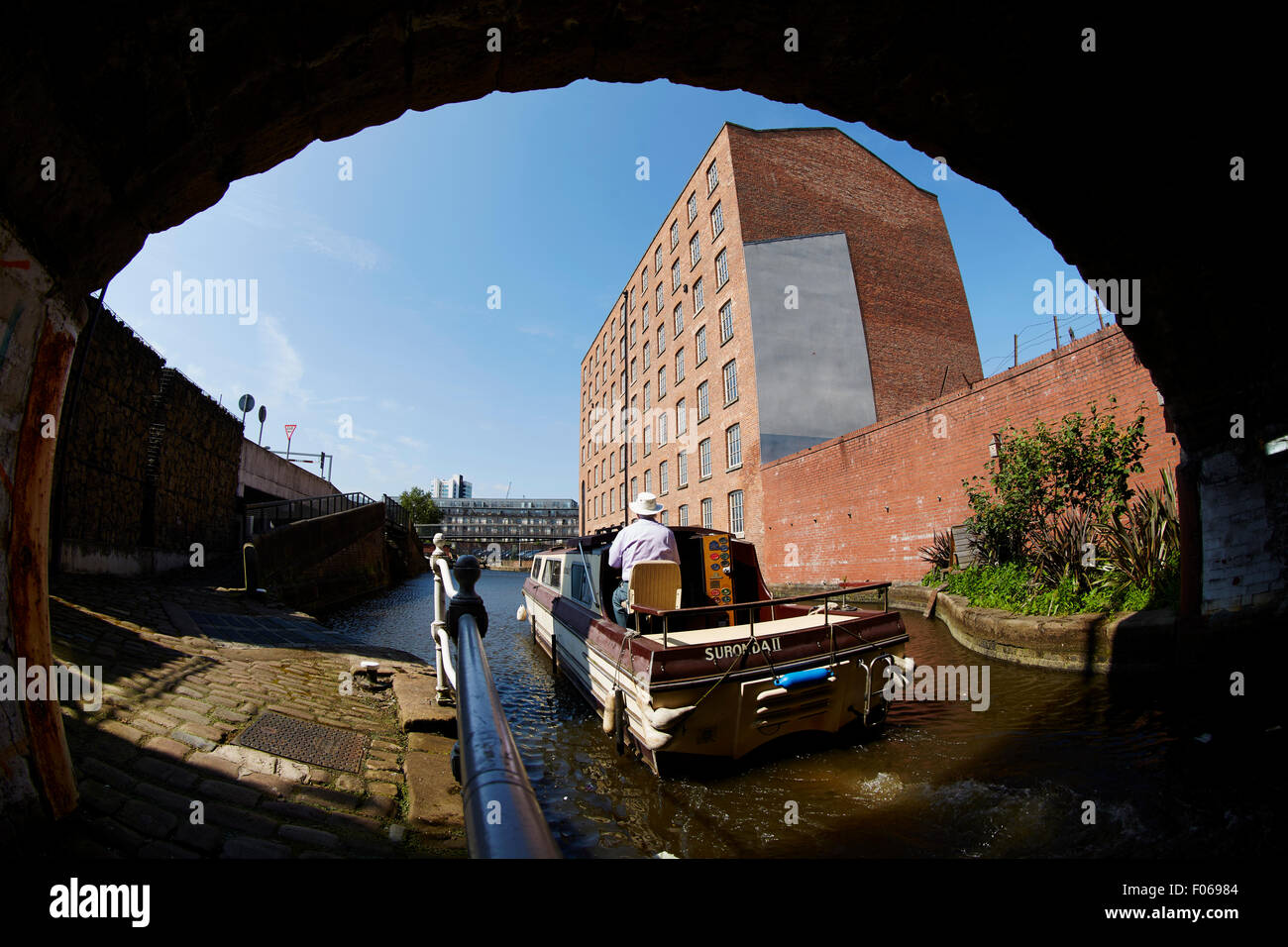 Brownsfield Mill schoss aus Schloss 82 neue Islington, Manchester, England. Historisch ein Teil der Ancoats, das Gebäude ist Teil des Stockfoto