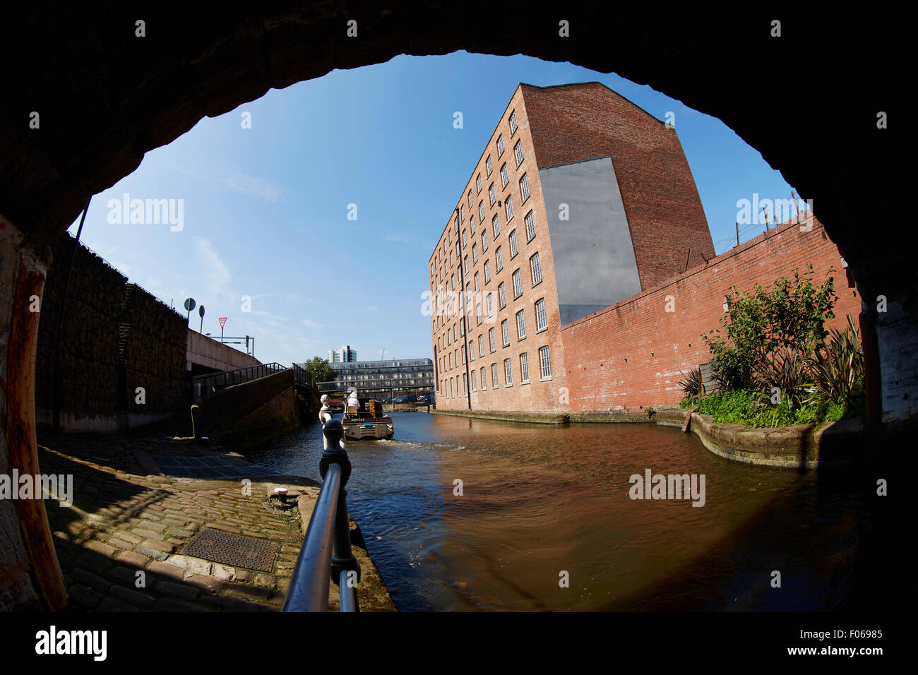 Brownsfield Mill schoss aus Schloss 82 neue Islington, Manchester, England. Historisch ein Teil der Ancoats, das Gebäude ist Teil des Stockfoto