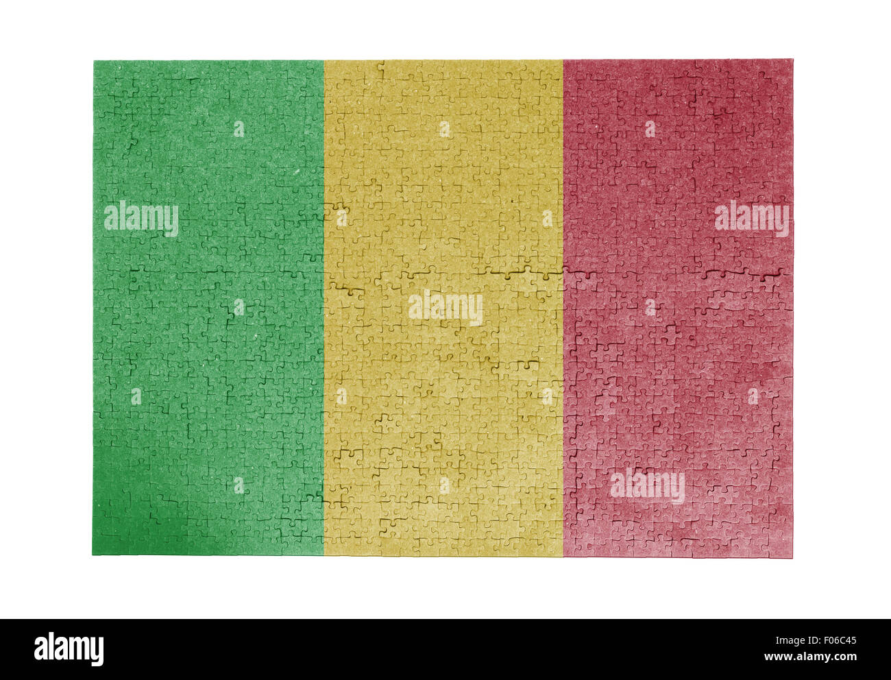 Große Puzzle von 1000 Stück - Flag - Mali Stockfoto