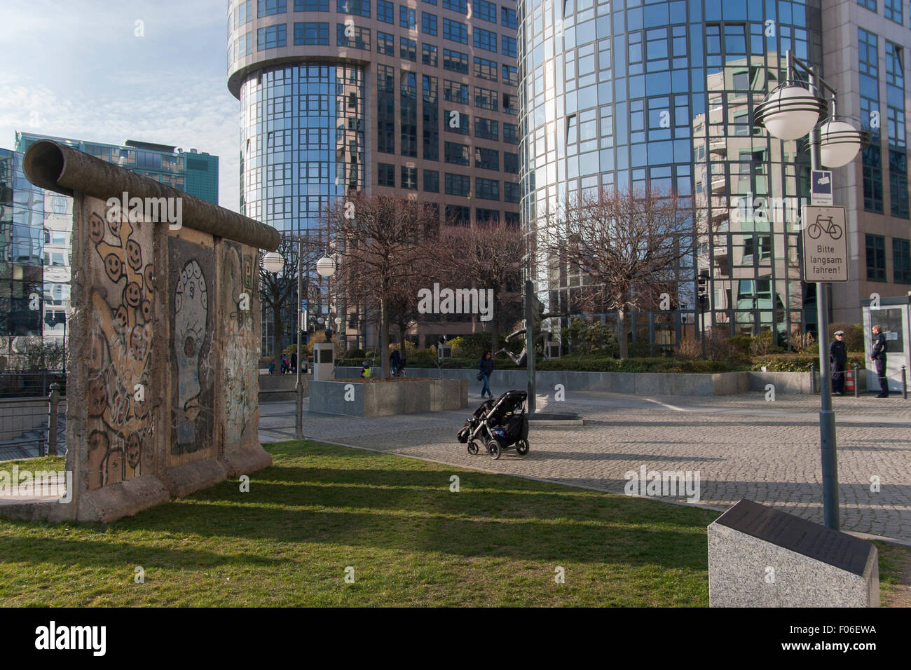 Reste der Berliner Mauer Berlin Deutschland Stockfoto