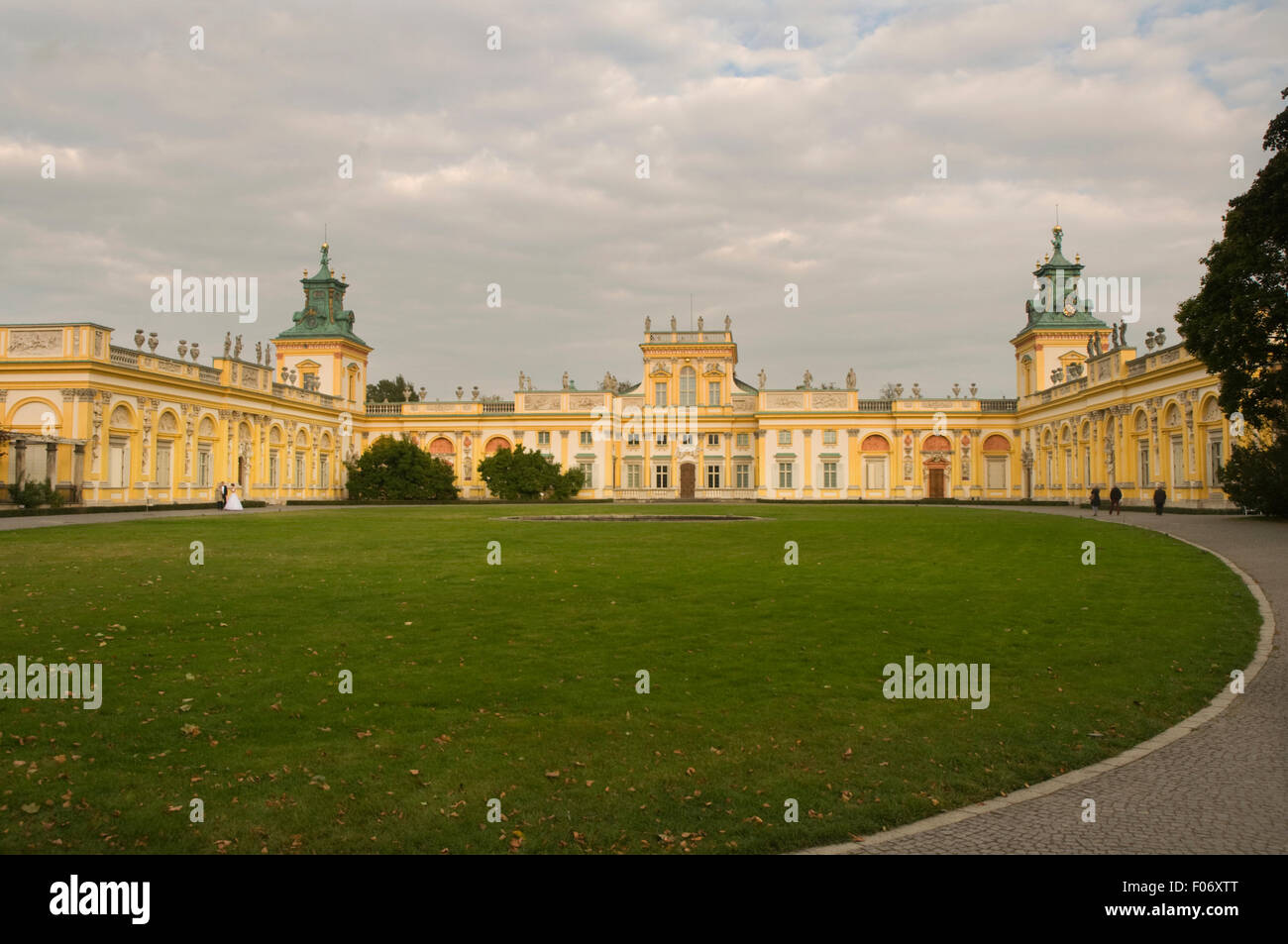 Europa, Polen, Warschau, Wilanow Palast (Pałac w Wilanowie, heute ein Museum) Stockfoto