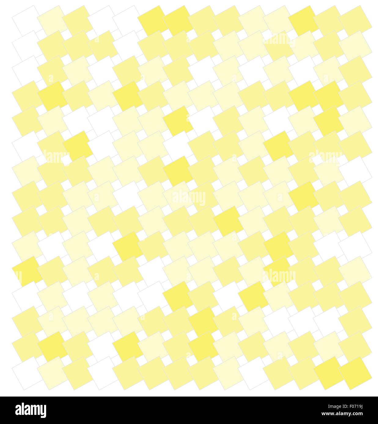 abstrakte gelbe Quadrate Hintergrund-Vektor-illustration Stock Vektor