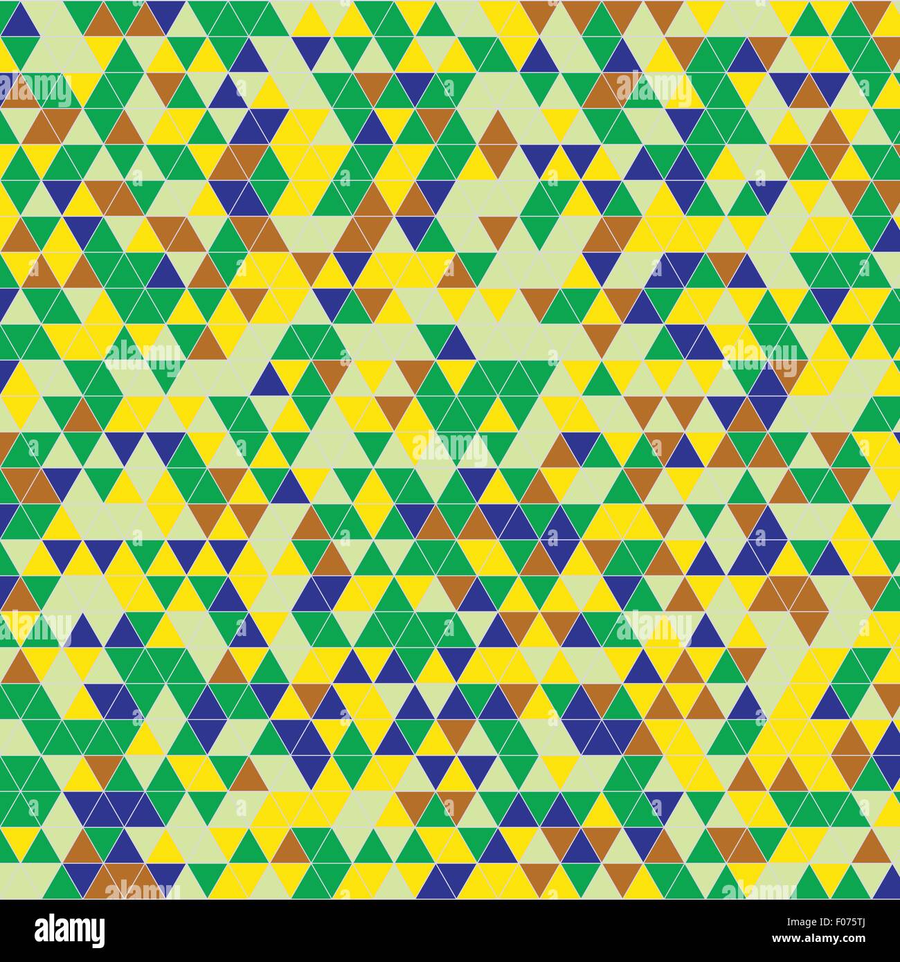 Dreiecke abstrakten Hintergrund grün gelbe Vektor-illustration Stock Vektor