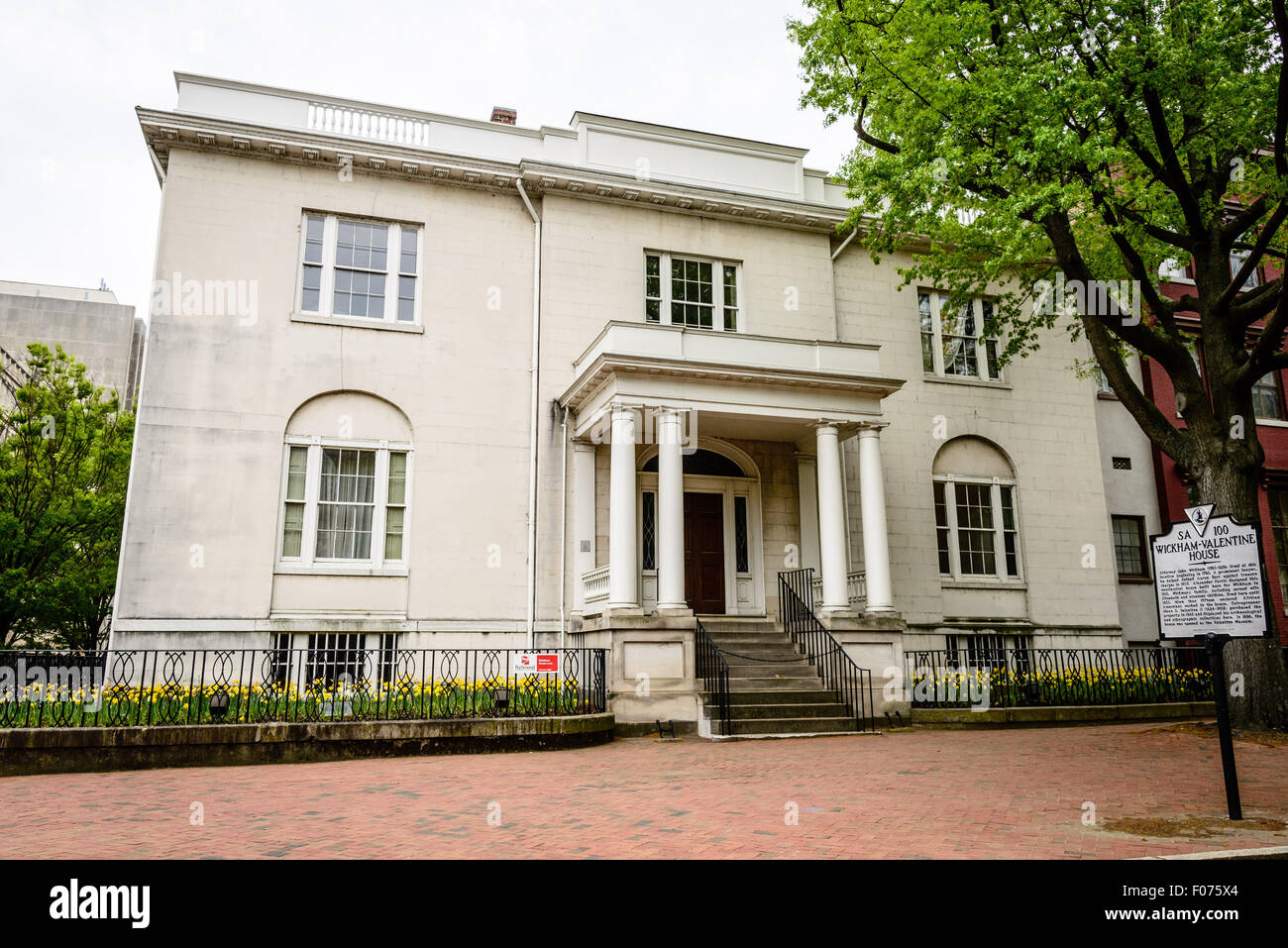 Benjamin Watkins Leigh House (aka Wickham-Leigh House), 1000 East Clay Street, Richmond, Virginia Stockfoto