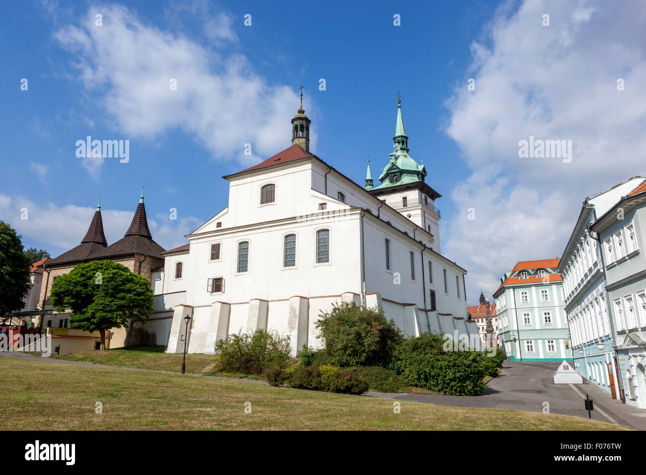 Kirche St. Johannes der Täufer, Teplice V Cechach, Kurort, Nord-Böhmen, Tschechische Republik Stockfoto