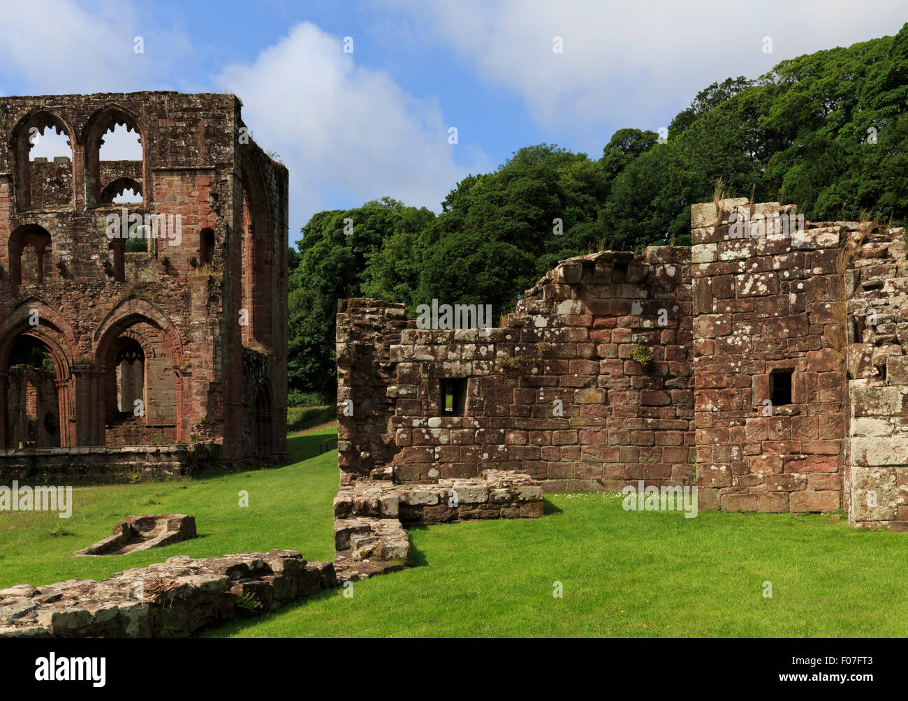 Ruinen der Abtei Furness, Cumbria Stockfoto