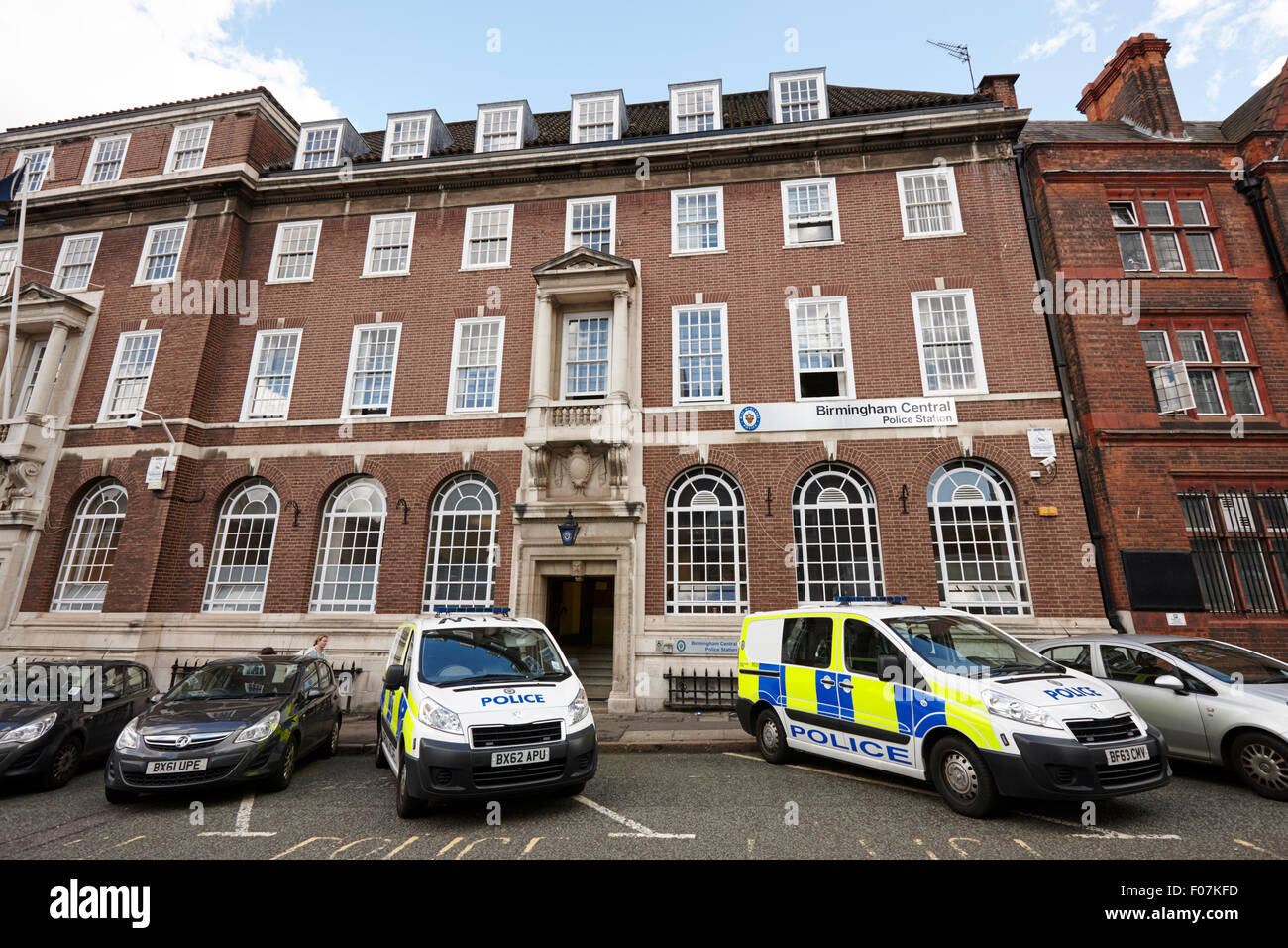 Birmingham zentrale Polizeistation Steelhouse Lane UK Stockfoto